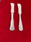 2   S. Kirk & Son ALL Sterling Silver Flat Butter Knives, total 66 grams