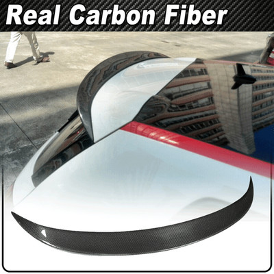 For VW Scirocco R 09-14 GTS 2013-2014 REAL CARBON Rear Roof Top Wing Spoiler Lip