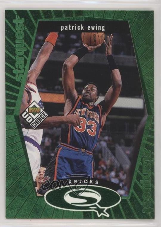 1998-99 Upper Deck UD Choice Starquest Green Patrick Ewing #SQ18 HOF ru7