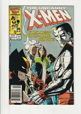 Uncanny X-Men #210 (1986) Newsstand- 1st Marauders Cameo, Mutant Massacre