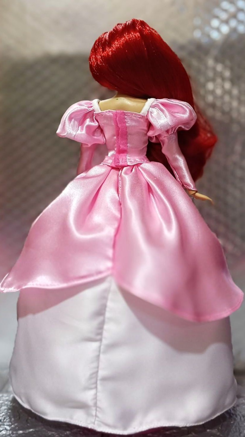 Ariel Mermaid Pink Dress, Custom Handmade, Fits Disney Barbie Poppy Parker 