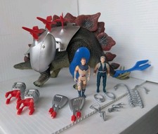DINO RIDERS STEGOSAURUS Complete Armor Motor Walking Action Figure Accessories