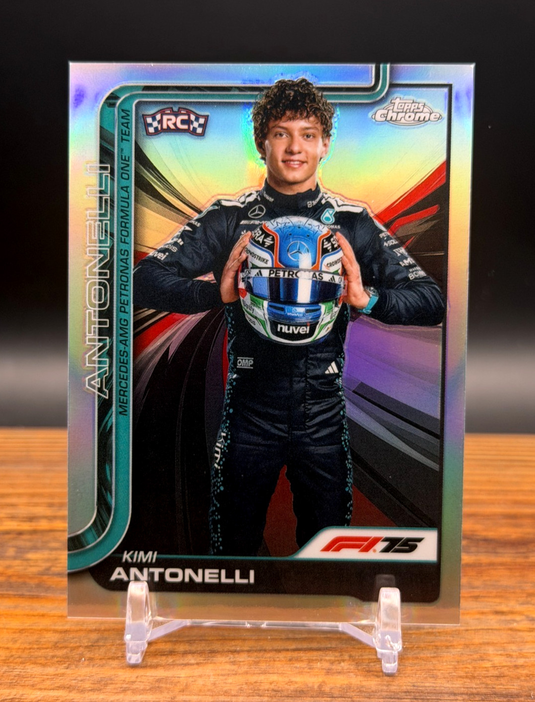 2025 Topps Chrome Formula 1 F1 #8 - Image Variation - Kimi Antonelli (RC) Rookie