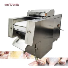 220V 60Hz Electric Poultry Cutting Machine Commercial Auto Meat Dicing Machine