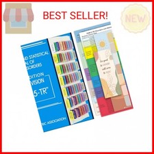 2022 New DSM-5-TR Index Tabs, Color-Coded and Laminated DSM-V TR Tabs, Including