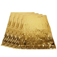 4 Pcs Thermal Blanket Blankets 83 X 63 Foil 83x63 Space Survival