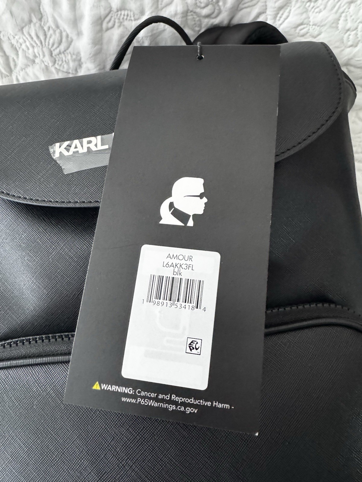 karl lagerfeld Black Backpack — image 3