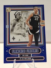 A'Ja Wilson #11 2025 Donruss WNBA Franchise Features Press Proof Blue Vegas Aces