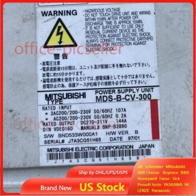 Mitsubishi MDS-B-CV-300 Power Supply Unit Removed From The Working Machine