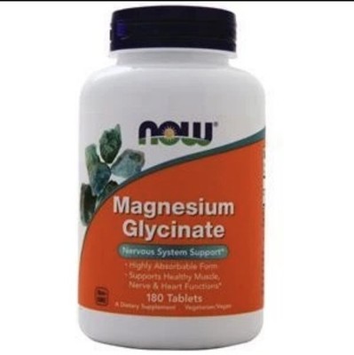 NOW Foods Magnesium Glycinate 240ct VegetarianVegan Nervous System Support 12/28
