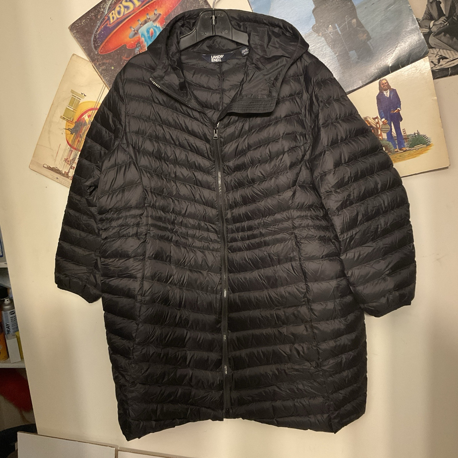 LANDS END WANDERWEIGHT PACKABLE DOWN JACKET 2X pe… - image 1