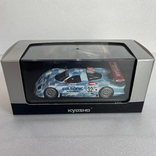 Kyosho Nissan R390 GT1 32 Diecast Model 1/43 Blue White Check Le Mans 1998