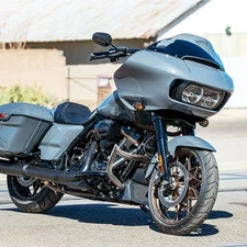 Engine Guard Crash Bar + Fairing Support Bracket For Harley Road Glide 2015-2023