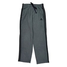 Adidas Track Pants - Small Gray Polyester