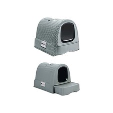 Curver 234871 Katzentoilette mit Deckel