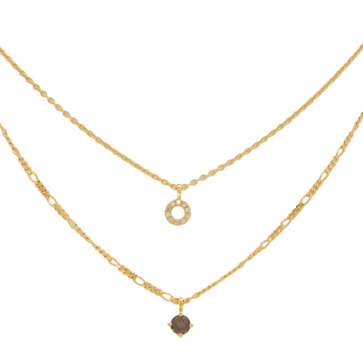 Золотое многослойное ожерелье Diamanti Per Tutti 27190₽