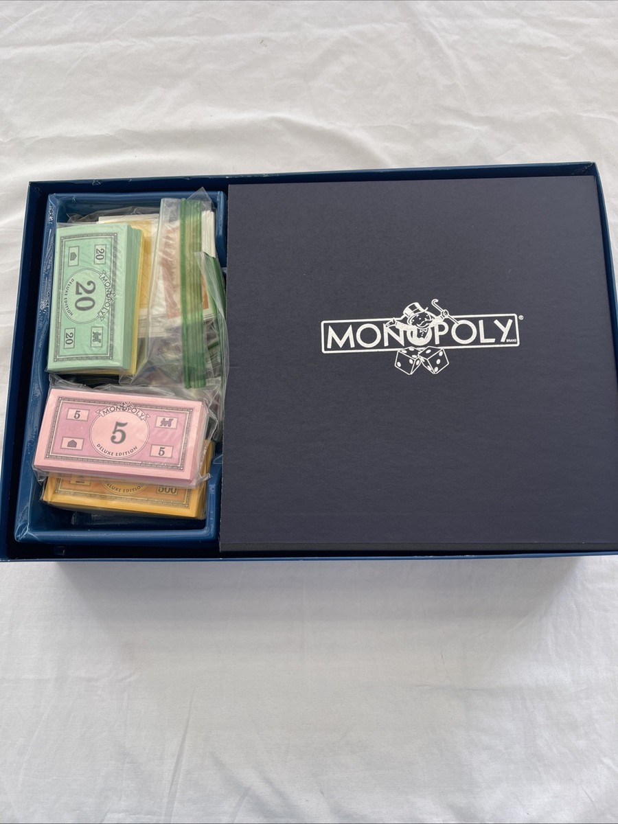 Vintage 1998 Parker Brothers Monopoly Board Game Deluxe Edition