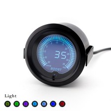 2 52mm Digital 7 Color Lcd Evo Psi Turbo Boost Gauge Vacuum Pressure Car Meter 2 52mm Digital 7 Color Lcd Evo Psi Turbo Boost Gauge Vacuum Pressure Car Meter