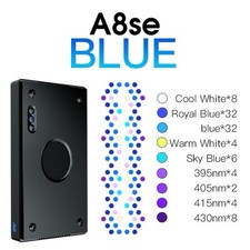 A8SE II Blue 240W Full Spectrum WiFi App Programmable Marine LED Aquarium Light