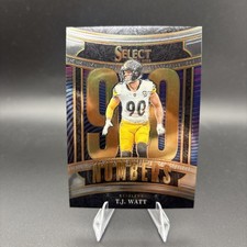 2025 Panini Select #18 T.J. Watt Select Numbers Pittsburgh Steelers NFL