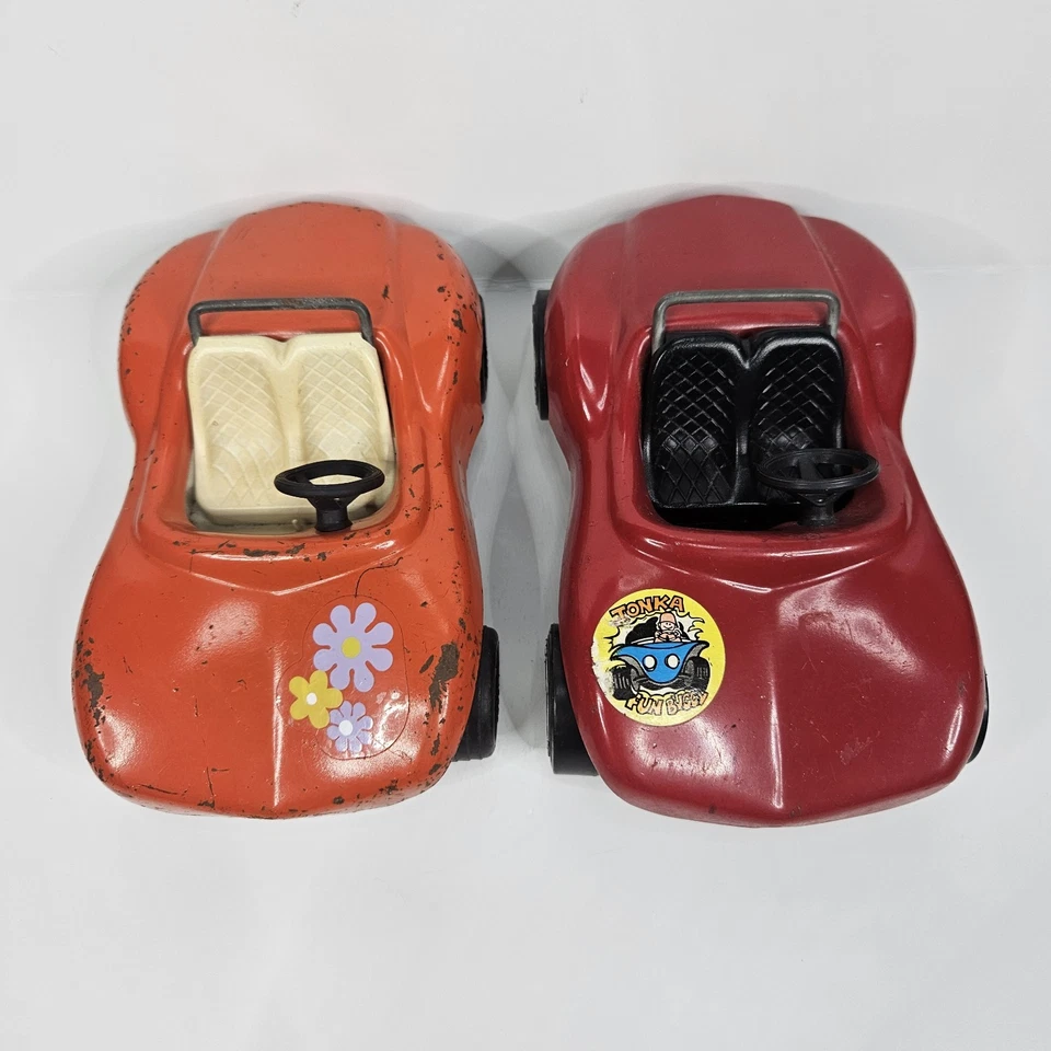 Lote de 2 buggies de dunas Tonka Fun años 70 acero prensado hechos en EE. UU. Foto 3 de 4