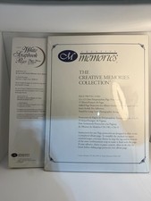 Lot Of 2 Creative Memories 12 X 15 1 Page Protectors 1 White Pages