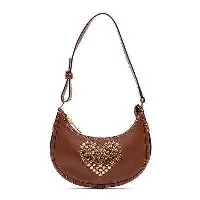 Celine Brown Triomphe Studded Ava Bag Mini Shoulder Bag Smooth leather