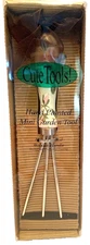 New! Cute Tools! Hand Painted Floral Ivory/Pink/Green Mini Garden Rake 9.5" Tool