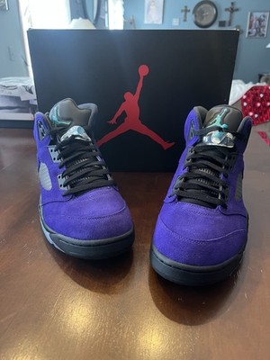 Nike Air Jordan 5 V Retro Alternate Grape Purple Black Size 11 NEW 136027-500