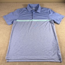 Vineyard Vines Polo Shirt Mens Medium Performance Golf Stretch Stripe Preppy