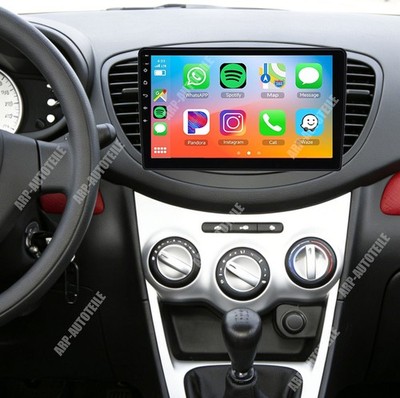 Autoradio Für Hyundai i10 2007-2013 Android 15 GPS Apple Carplay Navi MP5 Player