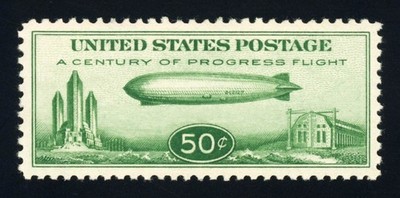 #C18, 50c Graf Zeppelin, SUPERB-OG-NH, 2019 PSE (graded 98, nh), 2026 SMQ $500