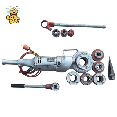 #ad Ridgid 700 Pipe Threader amp; Die Set 1 2 to 2#x27; Plus 2 Manual Pipe Threaders $1195.00