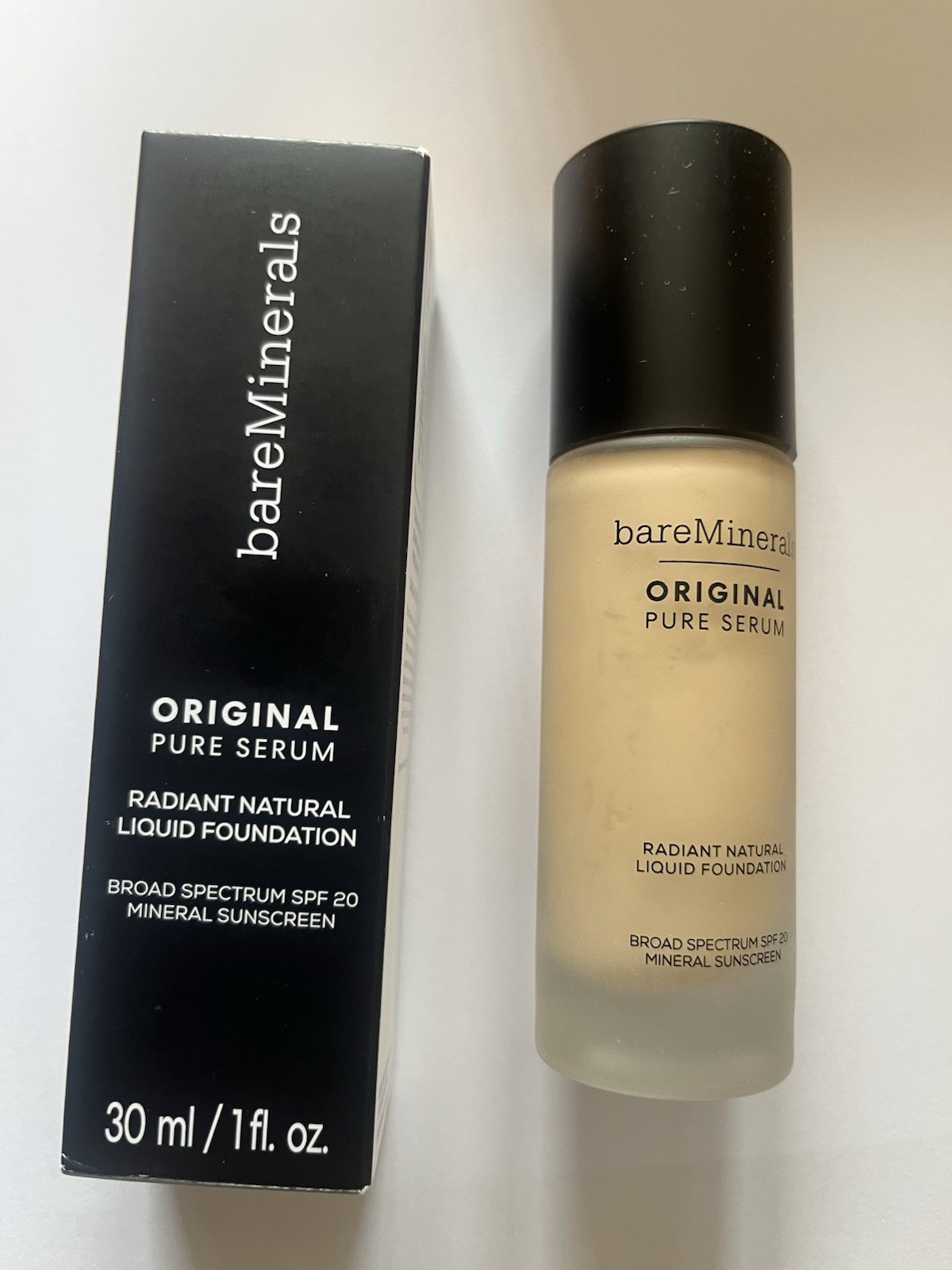 Bare Minerals Original Pure Serum Liquid Foundation  Fair Neutral 1 ~ FREE P&P