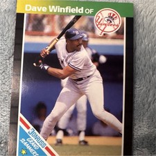 Donruss Grand Slammers Dave Winfield #6 New York Yankees Baseball 1988