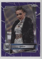 2025 Topps Chrome WWE Purple Refractor Shotzi Blackheart Shotzi #33 1co7