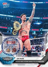 *LISTO PARA ENVIAR* CM Punk - 2026 WWE Topps NOW® - Tarjeta 23