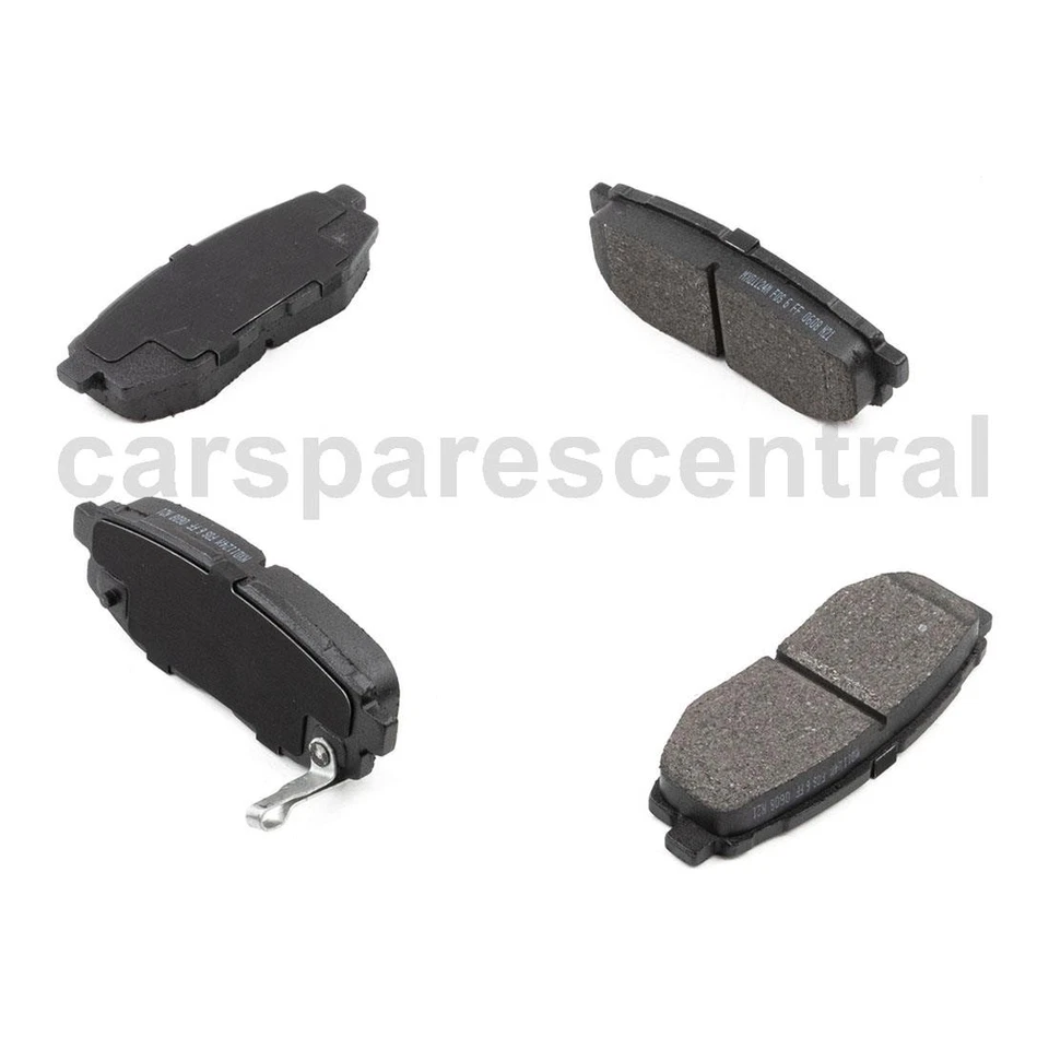 Rotores traseros pastillas de freno semimetálicas para Subaru B9 Tribeca 2006 2007 Foto 4 de 4