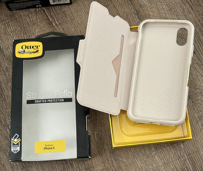 Otterbox Strada Folio Case (OFF WHITE) For iPhone X /XS - Open Box - Excellent!