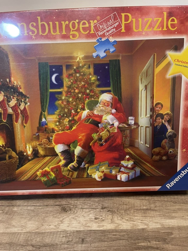 Quebra-cabeça Ravensburger Natal edição limitada SANTA'S CATCH-1000 peças NOVO EM FOLHA - Imagem 4 de 4