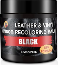 Leather Recoloring Balm, Repair Kit, Dye, Color Black