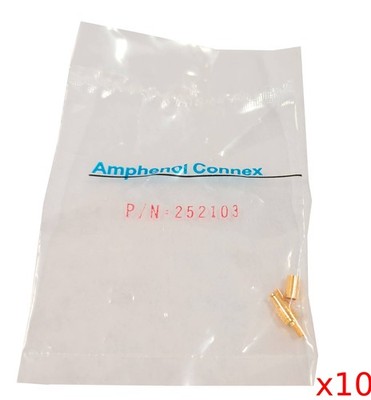 Lot of 10 New Amphenol MCX Straight Crimp Plug For RG-316U Cable 252103 6 GHz