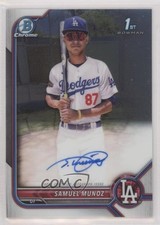2022 Bowman Chrome Prospect Auto Samuel Munoz #CPA-SM Auto 0s9t