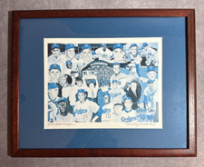 Litografía firmada Stan Kotz Brooklyn Memories prueba de artista edición limitada 50 Dodgers
