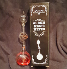 The Potions Cauldron Aurum Magic Meter Glass Wizards test With Box. Working.