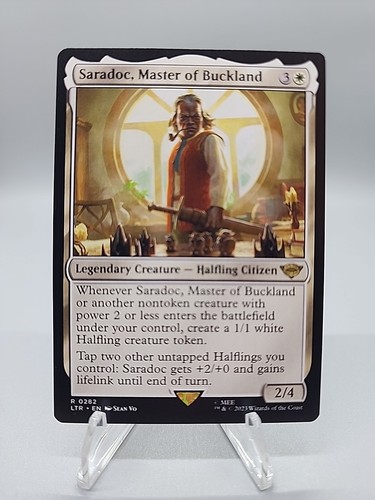 MTG - Saradoc, Master of Buckland - Herr der Ringe NM/M Zustand - #282 - Bild 1 von 2