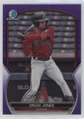 2023 Bowman Chrome Prospects Purple Refractor 82/250 Druw Jones #BCP-249 00em