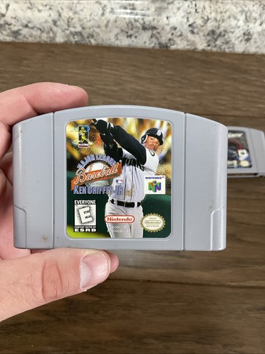 Major League Baseball Ken Griffey Jr. Nintendo 64 Cleaned Tested Authentic N64
