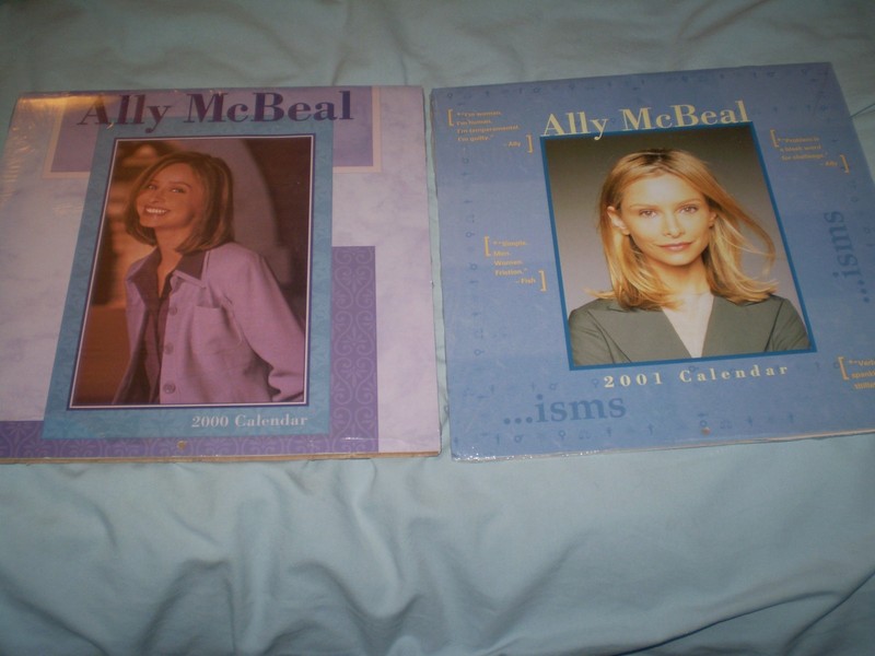 Alley McBeal Calendars from 2000 - 2001
