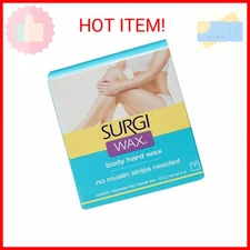Surgi-wax Microwave Hair Removal Hard Wax for Body, 4 oz